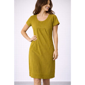 BODEN Montmartre Corduroy Sheath Dress Womens US 2 IN Olive Green